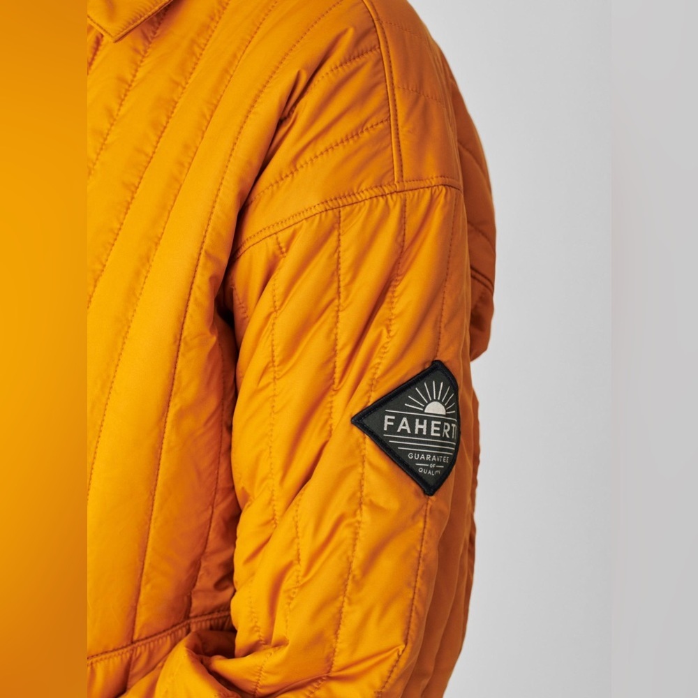 Faherty Atmosphere Brook Jacket In Amber - Picture 4 of 6